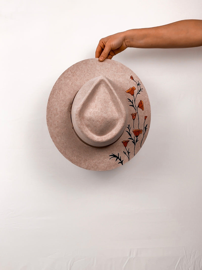 California Poppy Rancher Hat, Medium