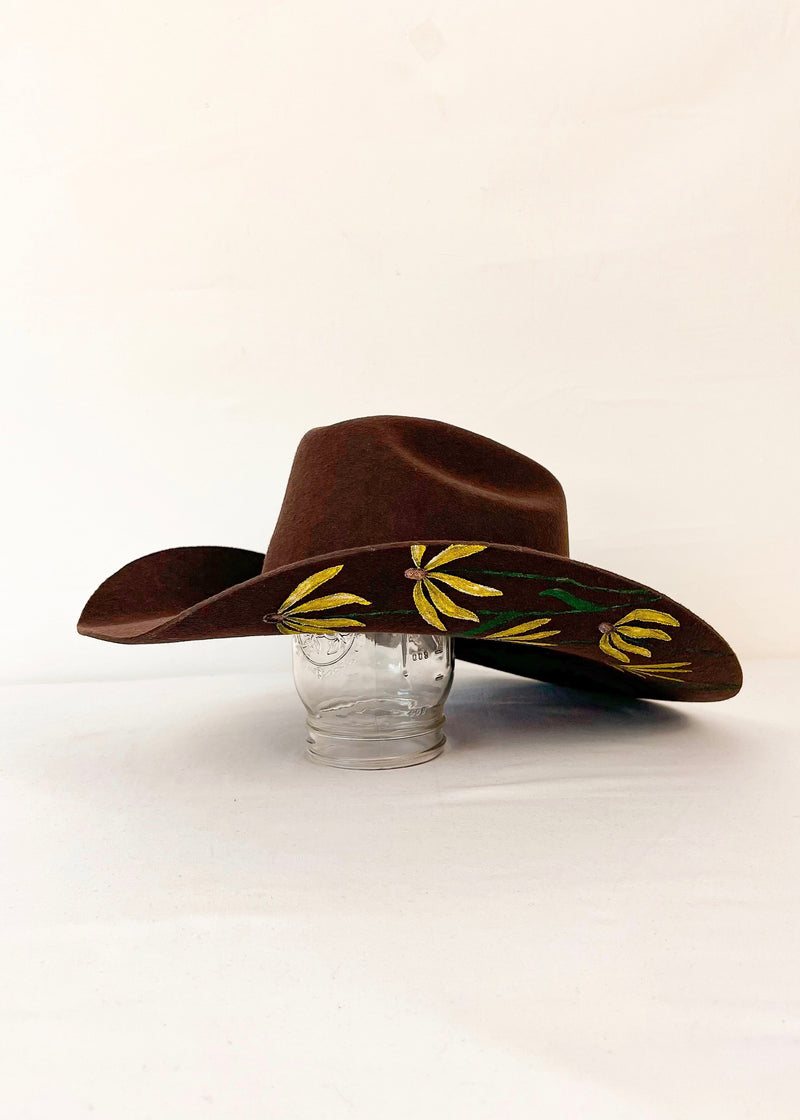 Chocolate Prairie Cone Flower Hat (multiple sizes)